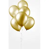 We Fiesta 100 Balloons 12″ metallic goud - Thema Feest Party Ballon