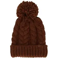 Sarlini - Ski muts dames - Fashion - Midden Bruin - One Size