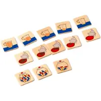 Toys for Life 'Van vol naar leeg' - Volumes leren - Educatief speelgoed - Sensorisch speelgoed - Houten speelgoed - Educatief speelgoed van 3 tot 6 jaar