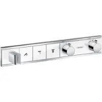 Hansgrohe RainSelect, wastafel, chroom, wit