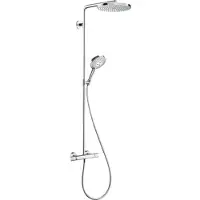 Hansgrohe Raindance Select S 240 Powderrain regendoucheset thermostatisch chroom