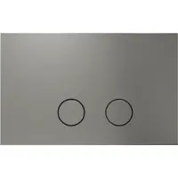 Luca Varess Perola bedieningspaneel Brushed CoolMetal voor Sigma UP320 of UP720 inbouwreservoir