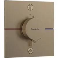 Hansgrohe ShowerSelect Comfort E thermostaat inbouw voor 2 functies, Brushed Bronze
