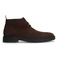 Manfield Bruine suède veterboots | Maat 41