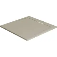 Balmani Andes douchebak 90 x 90 cm top solid zijdegrijs