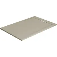 Balmani Andes douchebak 120 x 80 cm top solid zijdegrijs