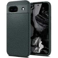 Spigen Liquid Air Hoesje Geschikt voor Google Pixel 8a - Back Cover Flexibel TPU Groen