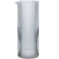 Ferm Living Ripple Melkkan H16 Cm Doorzichtig - Melkkannen Glas Clear - 1104270135
