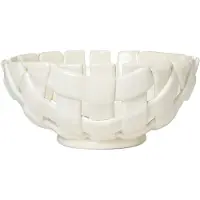 Ferm Living Plait kom Ø24 cm Off white