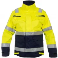 Hydrowear Matre Multinorm Parka Fluor Geel/Zwart maat M heren