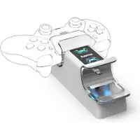 Hama Oplaadstation voor PlayStation 5 (Playstation), Accessoires voor spelcomputers, Wit