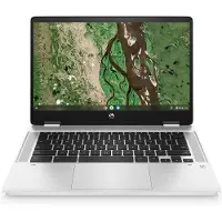 HP Chromebook x360 14b-cb0003nb Intel Pentium Silver N6000 35,6 cm (14") Touchscreen Full HD 8 GB LPDDR4x-SDRAM 128 GB eMMC Wi-Fi 6 (802.11ax) ChromeOS Zilver