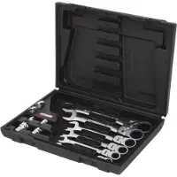 Ks Tools 503.4867 Set ratelringsteeksleutels