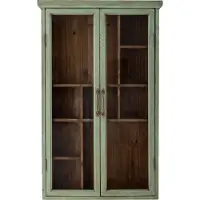 Creative Collection Hazem kabinet kast, groen, lindenhout