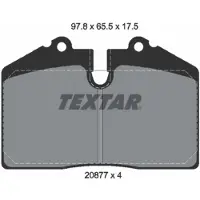 Textar Remblokkenset, schijfrem 2087711