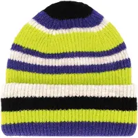 Sarlini - Muts dames - Fashion Stripes - Lime Groen - One Size