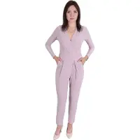 Sarcia.eu John Zack Mocca jumpsuit met lange mouwen