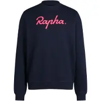Rapha Sweatshirt Katoen Groot Logo Blauw/Roze