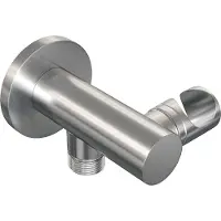 Brauer Brushed Carving thermostatische inbouw regendouche 3-weg omstelling SET 36 met 30 cm douchekop en plafondarm en 3-standen handdouche en doucheslang en wandaansluitbocht RVS geborsteld PVD