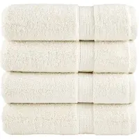 vidaXL Badhanddoeken SOLUND 4 st 600 g/m² 100x150 cm