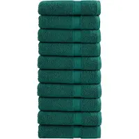 vidaXL Badhanddoeken SOLUND 10 st 600 g/m² 100x150 cm
