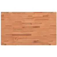 vidaXL Wastafelblad 100x60x4 cm massief beukenhout