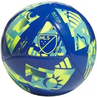 Adidas MLS Club Voetbal Maat 5 2024-2025 Blauw Geel Groen