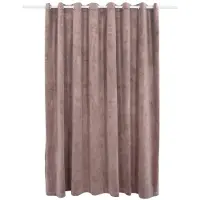 vidaXL Gordijn verduisterend met ringen 290x245 cm fluweel antiekroze