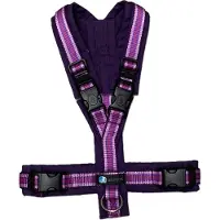 AnnyX Hondentuig -Speurtuig OPEN - Limited Edition - Paars-Lila-Wildflieder - maat M - Borstomvang 62-74cm - Gewicht hond 18-30 kg