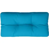 vidaXL Palletkussen 70x40x12 cm stof lichtblauw