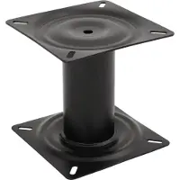 Super Merchant Bootstoelpoot 18 cm staal zwart