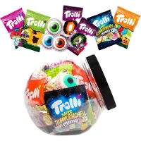 Trolli Halloween snoepmix - uitdeelzakjes - "Happy Halloween" - 360g