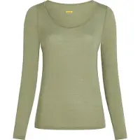 Icebreaker - Dames thermokleding - W Merino 150 Siren LS Sweetheart Lichen voor Dames van Wol - Maat XS - Kaki