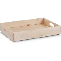 Zeller Houten kist Zeller Present - 40 x 30 x 7 cm - Stapelbaar