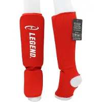 Legend Scheenbeschermers Easy Kids/Volwassenen Rood Elastisch - Verschillende kleuren - Gemaak van elastisch katoen XL