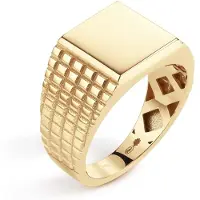 Glow - 14K Gouden Ring Voor Heren