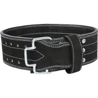 Legend Sports PowerLifting Belt Heren/Dames Zwart Suede Leer