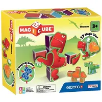 Geomag MagiCube Dinosaurussen - 24 stuks, geschikt voor kinderen vanaf 3 jaar, 24 onderdelen