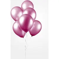 We Fiesta 10 Balloons 12″ pearl donker roze - Thema Feest Party Ballon