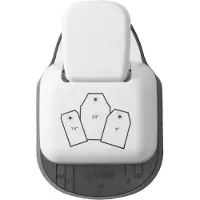 Paperfuel Pons - 3 in 1 Label Pons - 3,8 - 5,1 - 6,35 cm – voor Etiketten - Zwart-wit