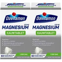 Davitamon 2x Magnesium Kauwtablet 60 Tabletten