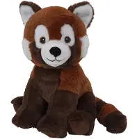 Nature Planet Pluche dieren knuffels Rode panda van 25 cm - Knuffeldieren speelgoed - Knuffeldier