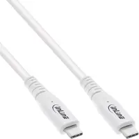 InLine USB-C kabel | USB4 (40Gb/s) | PD 240W | 8K 60Hz | wit | 2 meter