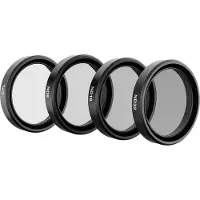Telesin CPL+ND8/16/32 Lens Filter Kit 4-pack Osmo Action 3/4