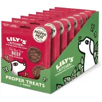 Lily's Kitchen - Hondensnacks - The Best Ever Beef Mini Burgers Rund - 8 x 70 g