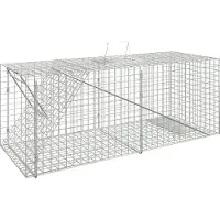 vidaXL Dierenval 64,5x25x26,5 cm gegalvaniseerd ijzer