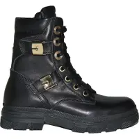 Twins 322679 Wijdte 6 Veterschoenen | Maat 27 Meisjes Zwart