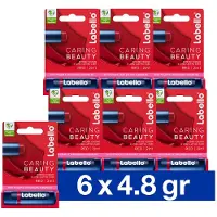 Labello 6x Lippenbalsem Caring Beauty Red 5.5 ml