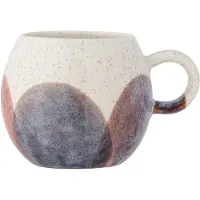 Bloomingville Paula mokken bruin/blauw set van 4 stuks