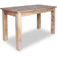 vidaXL Eettafel 120x60x77 cm massief mahoniehout